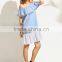 Dresses latest women girl design fashion photos Multicolor Striped Ruffle Off The Shoulder Dress