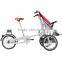 baby trailer mother and baby bicycle
