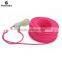 Hot Popular Modern Colourful Power Cord ,Bright Pink Fabric Textile Power Cord Round