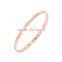 Memories Bangles with Customize Design Word 'LIVE YOUR DREAM' with 4mm/7mm Width