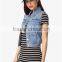 wholesale jean vest studded detail sleeveless jacket for women JXF213