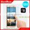 Oleo phobic coating round edge tempered glass screen protectors for HTC smart phone android