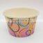 Wholesale Recycled PE Coated Custom Printed Ice Cream Paper Cups