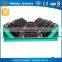 Rubber coated roller for belt conveyor