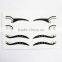 Custom sexy temporary makeup eye sticker rhinestone eyeliner stickers demask eye tattoo factory