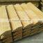 Yellow wooden sandstone border