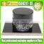 High Quality Custom Glass Cosmetic Jar With Black Cap