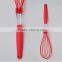 2016 FDA LFGB TPR Handle Popular Silicone Egg Beater Bakeware Silicon Eggs Whisk