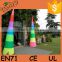 color changing inflatable led cone/inflatable LED pillar/inflatable light tower for inflatable led for LED christmas decoartion