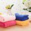 The colorful microfiber towel