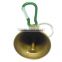 brass small round bells keychain