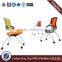 Office rolling mesh training foldable chair & modern folding chair , with writing table HX-5CH045