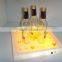 led light acrylic bottle display /case