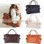 Lady OL Fashion Women Lady Big Capacity Tote Bag Satchel Shoulder Bag PU Leather Handbag