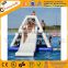 Commercial cheap inflatable water jumping tower inflatable water slide A9009A
