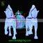 3D outdoor christmas decoration wedding horse carriage for sale
