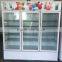 Christmas Sale Fridge 3 Glass Showcase Display Refrigerator