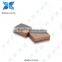 Multicolor Series Rectangle Goldstone and Black Glass Stone