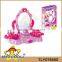 Fashion Design Pink Piano Pretend Glass Dresser Toy For Girl