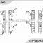 Auto share parts for opel car aluminium radiator with plastic tank for VAUXHALL OMEGA