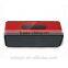 new products 2016 leather material Super bass stereo portable Bluetooth speaker for mobile phone