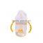 150ml wide neck baby feeding bottle with handle BPA Free milk bottle for newborn