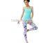 custom sublimation print leggings polyester elastane leggings bodybuilding shorts sublimation sportswear fitness apparel