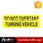 aluminum sign panel,this road marking warns,transport dangerous goods