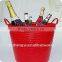 Flexible silicone beer bucket