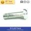 Knurled flat nut