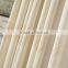 French pleated Embroidery woven curtain fabric for house readymade drape