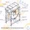 China professional stainless Steel round chain vertical conveyor for Cement Industry