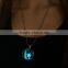 Gift for Christmas Export Russia wholesale online shop Amazon jewelry silver chian beads sorceress picture pendant necklace glow