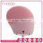 Wholesale beauty care product rechargeable silicone facial cleansing brush facial cleanser sonic facial cleanser