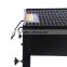 2016 new design creative folding stainless steel bbq smoker grill for camping