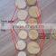 Natural drying decorative brich log brich slice