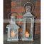 Distressed metal lantern decorate lantern candle lantern