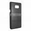 Shiny black 3K twill woven carbon fiber phone case cover for samsung galaxy note7