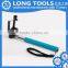 Cheap cable take pole wireless mobile selfie stick for cellphone