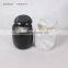 Natural stone marble concrete candle jars with lids for container holder home decor