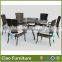 commercial wicker table and chair hotel table set