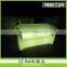 rechargeable led bar outdoor furniture sofa/modern PE bar stool led sofa outdoor or indoor