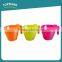 Toprank Newest Colorful Kitchen Cooking Mixing Bowl PP Plastic Digital Measuring Cup With Handle