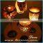 Handmade Glass Mosaic Candle Holder Goblet
