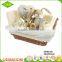 Wholesale China cheap fancy wicker woven empty fabric gift storage basket