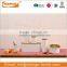 Powder coating tea sugar coffee canisters with wooden lid