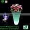 LED large garden flower pots blue /led plastic small outdoor illuminous led bark in flower pots and planters