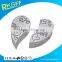 zinc alloy heart letter carved gift box set for baby first tooth and first curl