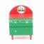 2017 4x2x5.5" chritsmas red/green funny wooden children toys mini dresser
