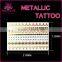 metallic tattoo gold temporary tattoos sticker Wholesale